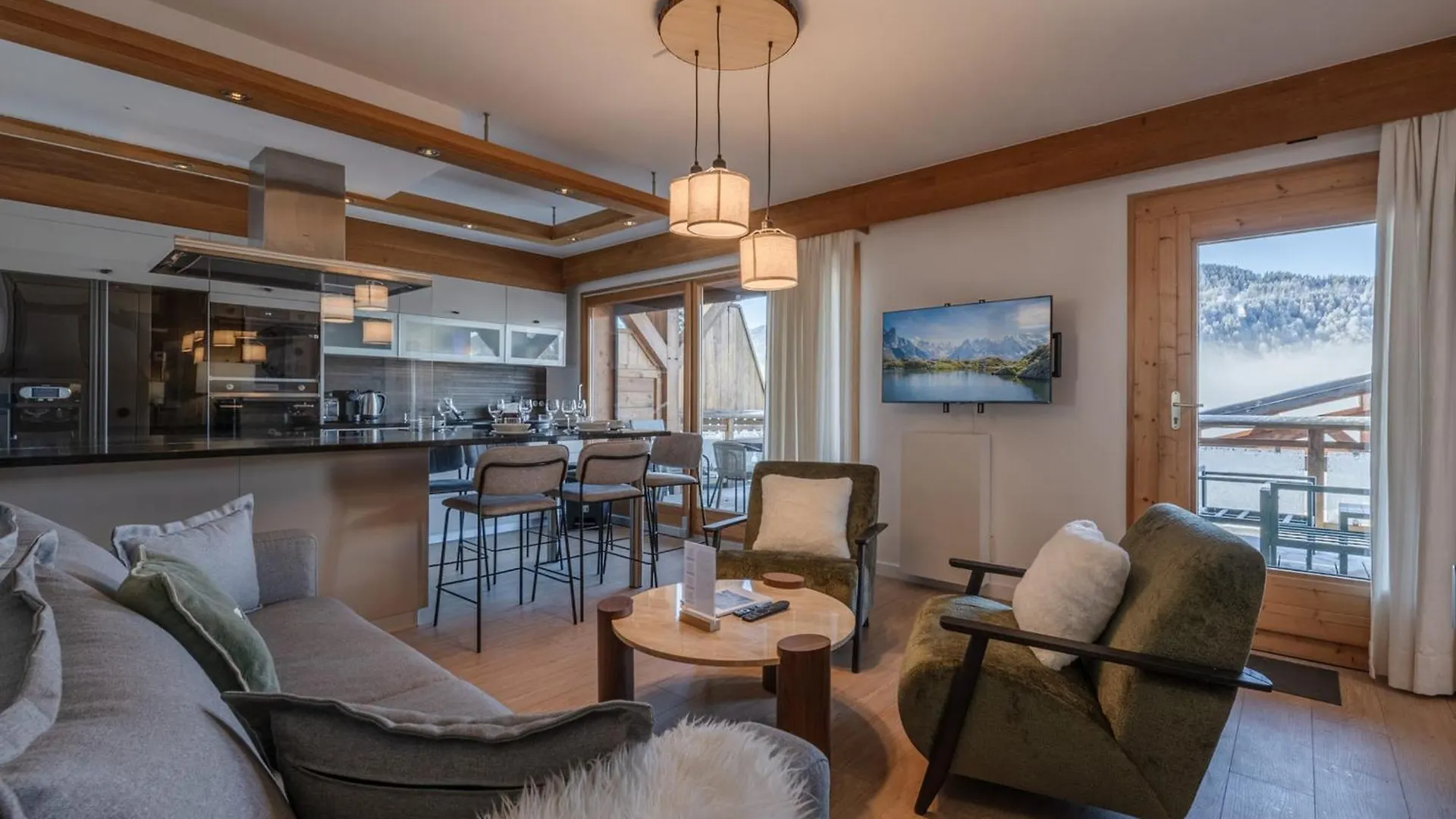 Morzine: Apt 6 Pers, 3 Chambres, Parking, Piscine Ete - Fr-1-754-91 Apartment
